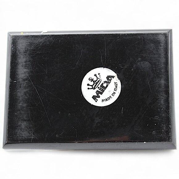 Vintage Mila Italy Clown Figurine In Chest Resin Sculpture With Painted Accents - Picture 6 of 7